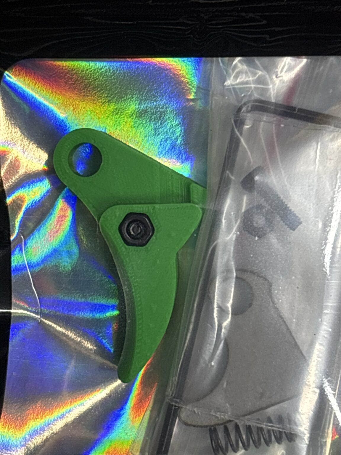 For Glock Polymer FRT V2 Trigger Shoe Kit – Curved Green