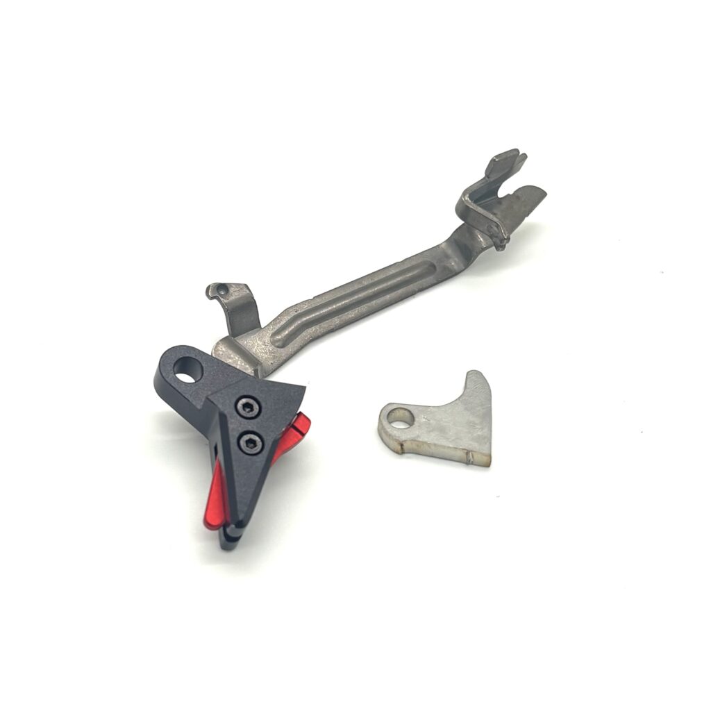 For Glock FRT V3 6061 Aluminum Trigger Shoe & Bar Kit, Gen 1 2 3 4, .45ACP, 10mm (OEM Glock Trigger Bar SP01194)