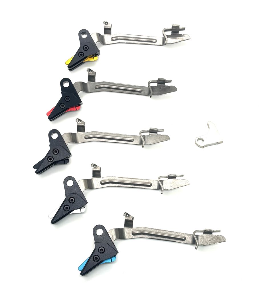 For Glock FRT V3 6061 Aluminum Trigger Shoe & Bar Kit, Gen 1 2 3 4, .45ACP, 10mm (OEM Glock Trigger Bar SP01194)